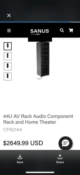 SR28-40-32 MIDDLE ATLANTIC PRODUCTS Sanus Server