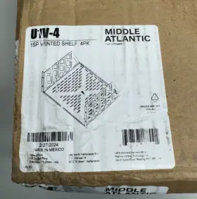 U1V-4 MIDDLE ATLANTIC PRODUCTS Pack Vented Rack Shelf #2