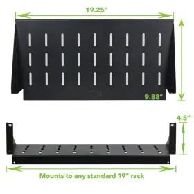 00401656 NAVEPOINT Center Mount Rack Shelves Vented Parent #2