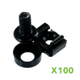 00401736 NAVEPOINT Pack Rack Mount Cage Nuts Screws Washers