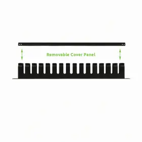 00404165 NAVEPOINT Rack Mount Horizontal Cable Manager Duct #2