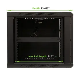 00405621 NAVEPOINT Wall Mount Server Cabinet Rack Enclosure #2