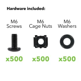 00405628 NAVEPOINT Pack Rack Mount Cage Nuts Screws Washers #2