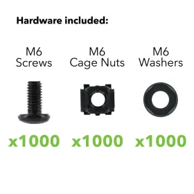 00405629 NAVEPOINT Pack Rack Mount Cage Nuts Screws Washers #2