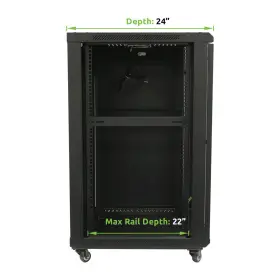 00405634 NAVEPOINT Wall Mount Server Data Cabinet Glass Door #2