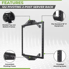 00406139 NAVEPOINT Wall Mount Flat Pack Pivoting Frame Server #2