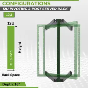 00406139 NAVEPOINT Wall Mount Flat Pack Pivoting Frame Server #3