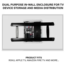 804428434153 LEGRAND Media Enclosure Wall Cable Management #2