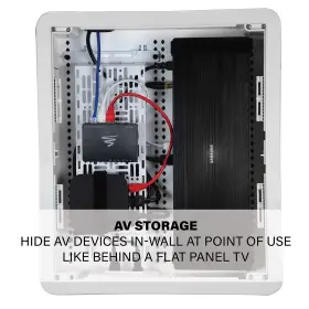804428434153 LEGRAND Media Enclosure Wall Cable Management #3