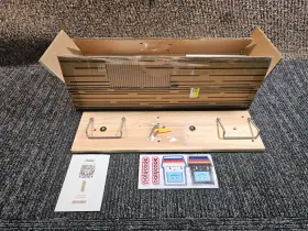 POLY-O11-STR POLYCADE Sente Wall Mount Storage Rack Natural
