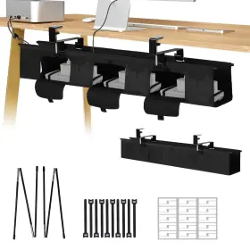 Y00055 PROIUM Drill Desk Cable Management Tray Cord Organizer