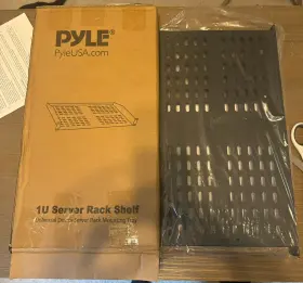 PLRSTN14UX2 PYLE Server Rack Shelf Device Mounting Tray