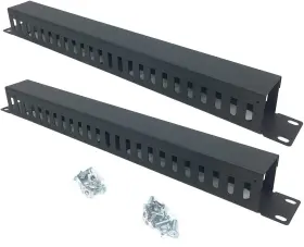 077063019249 QIAOYOUBANG Pack Cable Manager Horizontal Rack