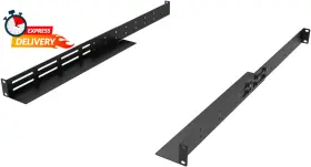 445052988907 QIAOYOUBANG Rack Mount Server Shelf Rail
