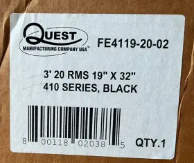 FE4119-20-02 QUEST Floor Enclosure Server Cabinet Acrylic