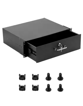 WD10358 QWORK Drawer Server Cabinet Rack Mount Lockable WD10358 QWORK Drawer Server Cabinet Rack Mount Lockable