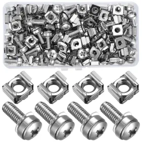 QUS-010 QXAYXA Set Rack Mount Screws Cage Nuts Server Cabinet