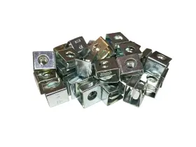 708315060152 RACKGOLD Zinc Slide Cage Nuts Pack