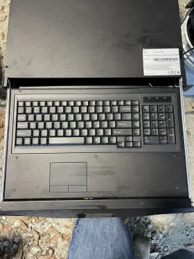 RK-1D RACKMOUNT Drawer Keyboard Touchpad
