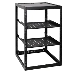 00600355 RACKPATH Frame Network Rack Vented Shelves Rear Wall