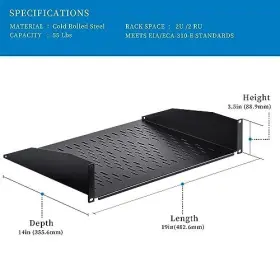 00600516 RACKPATH Cantilever Rack Shelf Rackmount #3