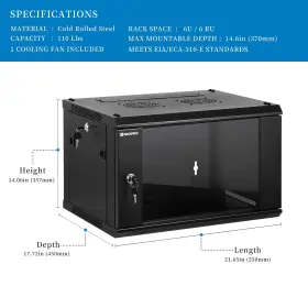 974421601006 RACKPATH Performance Wall Mount Server Cabinet #2