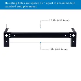 974421603147 RACKPATH Vertical Wall Mount Rack Mounting #3