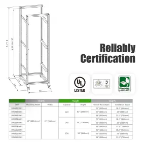 700811104774 RAISING ELECTRONICS Rising Rack Post Frame Da #2