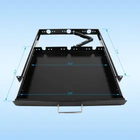 744759174888 RAISING ELECTRONICS Rack Mount Sliding Keyboard #3