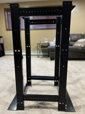 DR6X.7001 RAISING ELECTRONICS Post Frame Server Audio Rack #3