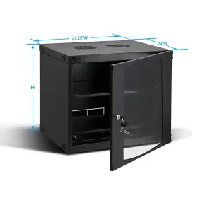 EW5622100 RAISING ELECTRONICS Wall Mount Network Server Rack #3