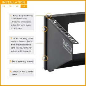 WPF5206 RIVECO Wall Mount Network Rack Reinforced Server #2