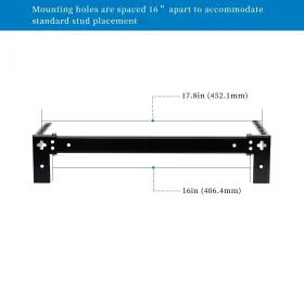 00600316 RP RACKPATH Vertical Wall Mount Rack #3