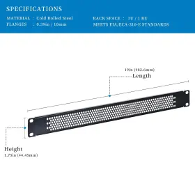 974421606247 RP RACKPATH Blank Rack Mount Panel Spacer Pack #2