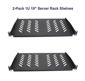 300807 SATMAXIMUM Vented Server Rack Shelf Mounts Tray