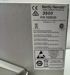 3500-05 SIEMENS Bently Nevada Rack Chassis #2