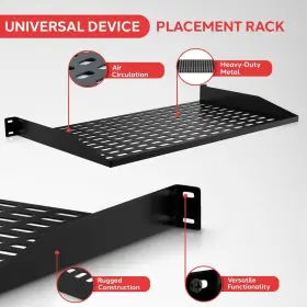 313034493442 SOUND AROUND Pyle Server Vented Shelves Air Wall #2