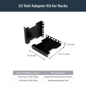 065030865449 STARTECH Com Server Rack Extender Taa Recessed #2