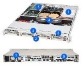 CSE-813T-500 SUPERMICRO Rack Mountable