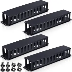 445020887843 TAIYIN Pack Horizontal Mount Cable Management