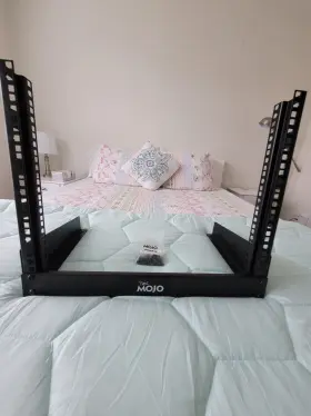 445000833860 TECMOJO Post Desktop Server Rack Frame Network