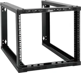 Tecmojo 445007528585 9u Fixed Wall Mount Network Rack 15.8inch Depth Open Frame For Server Da