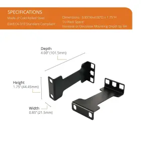 810116261246 TECMOJO Server Rack Extender Taa Recessed Recess #2