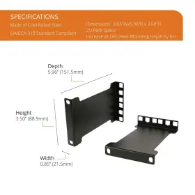 810116261277 TECMOJO Server Rack Extender Taa Recessed Recess #2