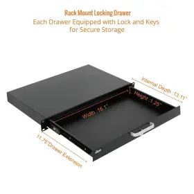 810116262847 TECMOJO Rack Drawer Mount Network Server #3