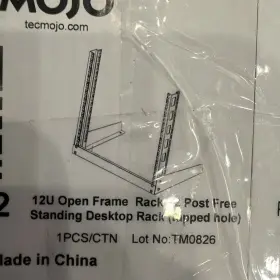 TM0826 TECMOJO Post Desktop Server Rack Tapped Hole