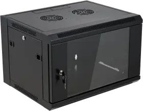 744759861016 TEDGETAL Tedge Wall Server Cabinet Locking Glass