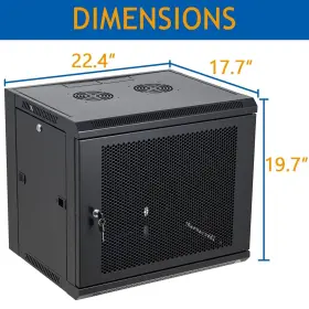 792136304250 TEDGETAL Wall Mount Server Cabinet Network Rack #2