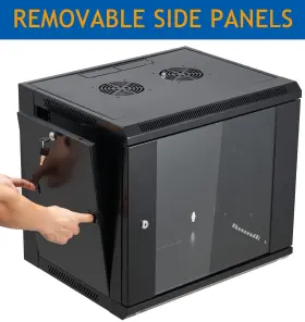 792136304281 TEDGETAL Wall Mount Server Cabinet Network Rack #3