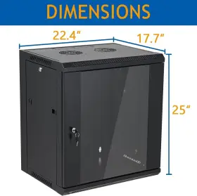 792136304298 TEDGETAL Se Wall Mount Server Cabinet Network #3